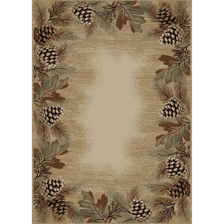 Sleep Ez 2 x 4 ft. American Destination Pembroke Pines Area Rug - Antique SL3077022